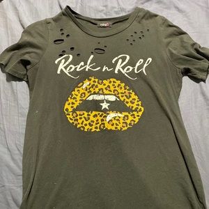 Rock n Roll distressed Tee, never worn